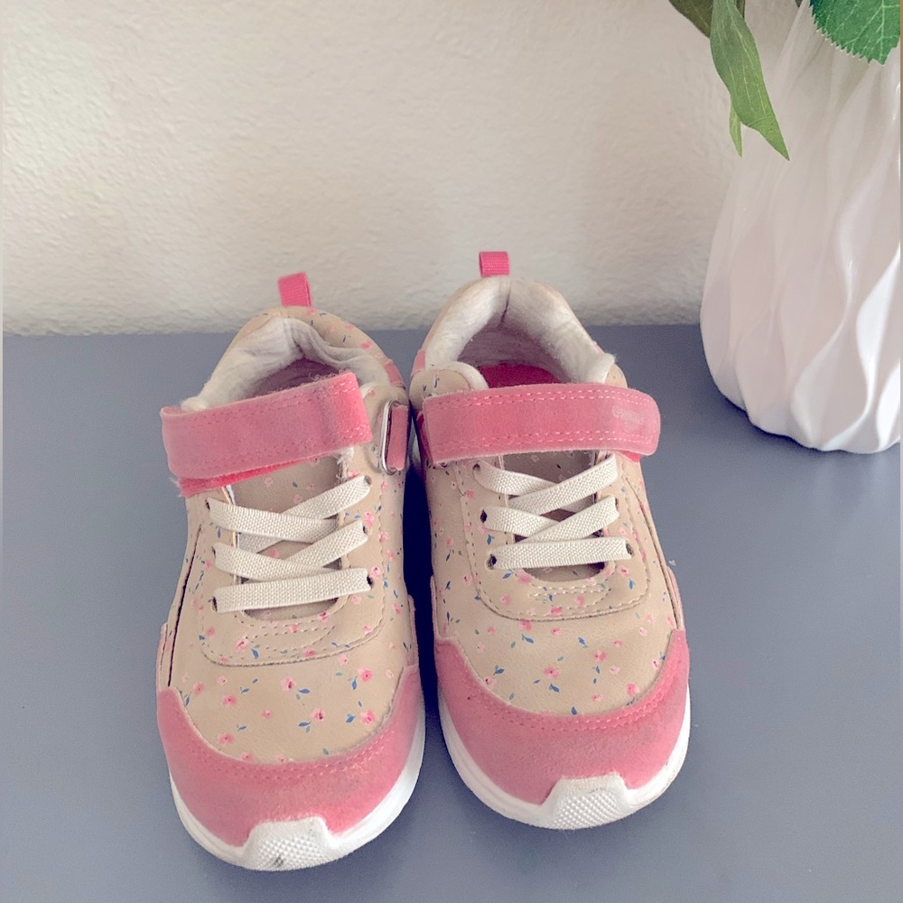 Cute floral sneakers